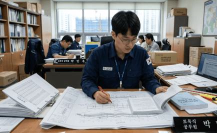 토목직 공무원 배치부서 - 감사팀 설계 내역 검토 업무