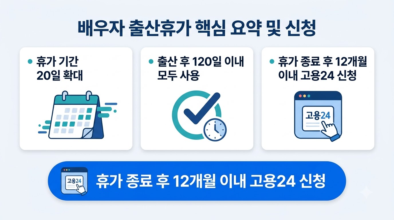 2026 배우자 출산휴가 핵심정리
