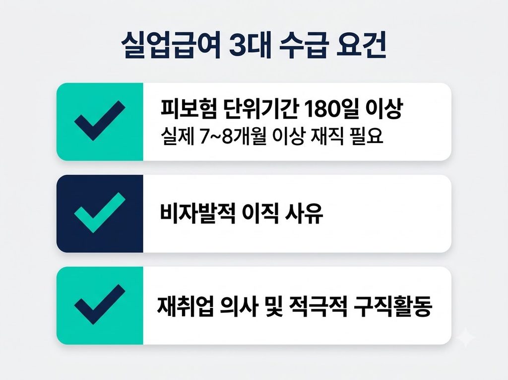 2026년 퇴사 후 실업급여 신청기간과 수급자격 핵심 정리 3 2026년 실업급여 수급자격 3가지 (2)
