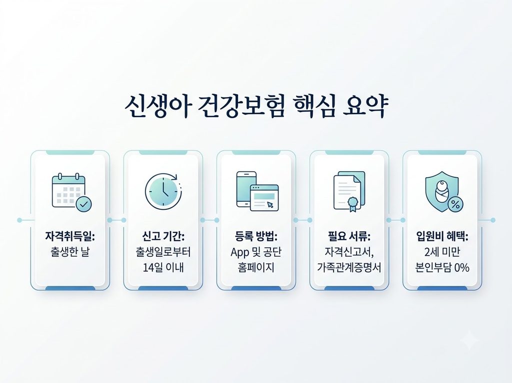 신생아 건강보험 핵심요약