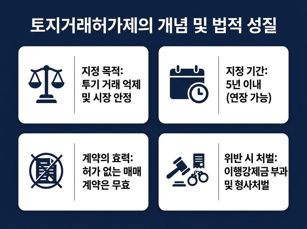 토지거래허가제 개념 및 법적 성질