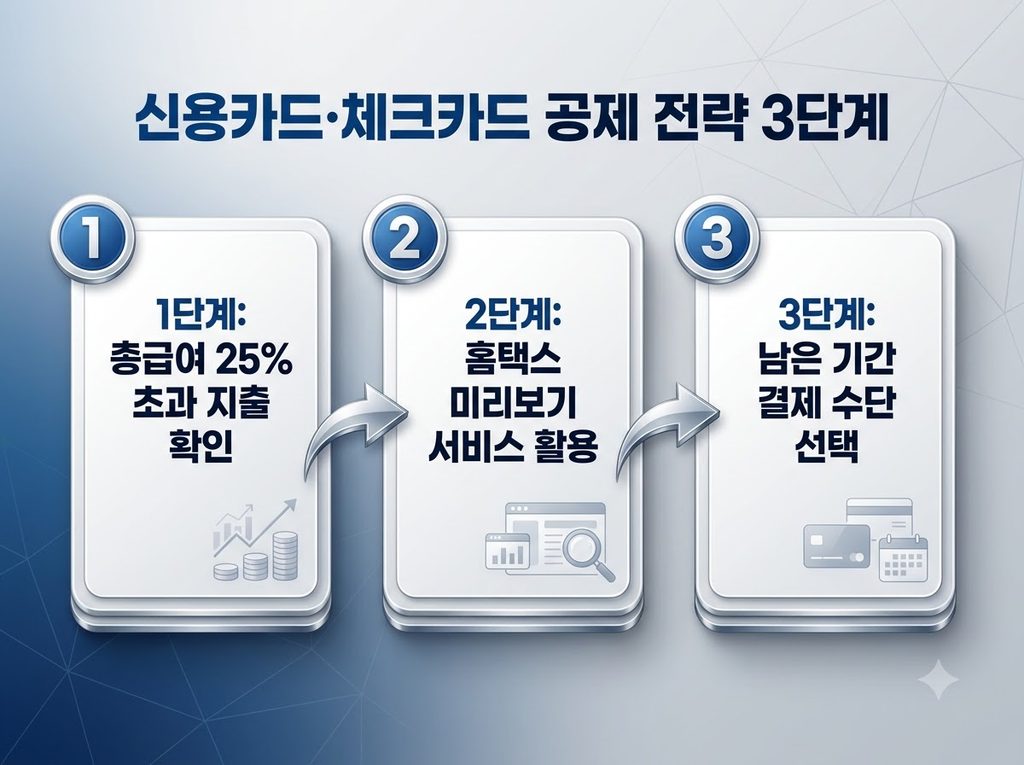 2026 연말정산 준비 신용카드 체크카드 공제 전략