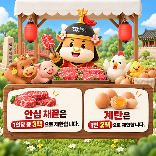 2026 행주한우숯불구이축제 일정 총정리|기간·장소·입장료·먹거리·주차 9 2026 행주한우숯불구이축제 축산물_구매수량제한_안내