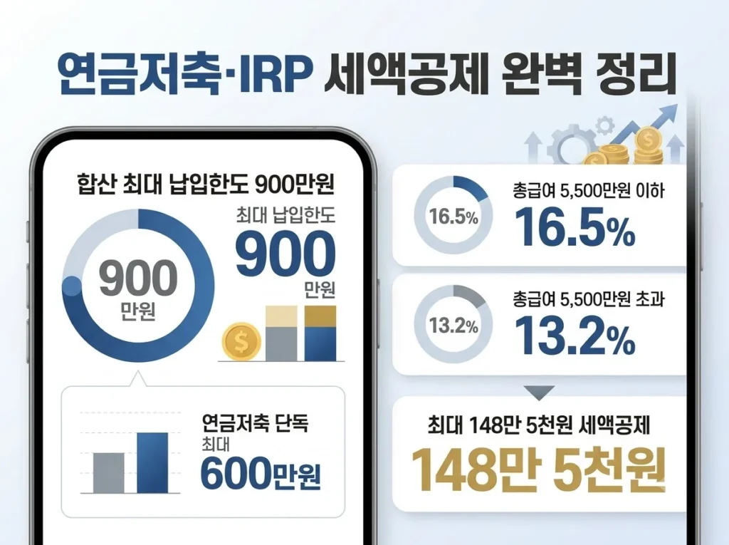 연말정산 절세, 결정세액부터 확인해야 하는 이유 4 연말정산 절세 전략 - 연금저축, IRP 세액공제 분석
